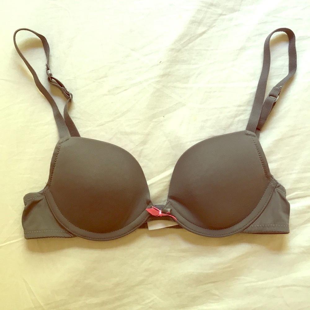 Xhilaration Grey And Pink T-Shirt Bra